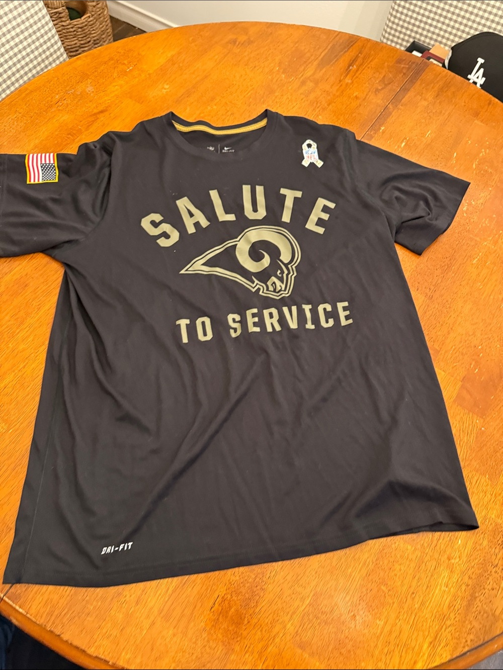 Nike Black 'Salute to Service' Short-Sleeve Performance Tee xl